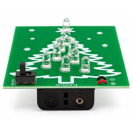 Choinka LED RGB. Zestaw DIY do nauki lutowania AVT EDU640
