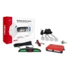 Zestaw czujników parkowania cofania LED COB 4 sensory srebrne AMIO-02282