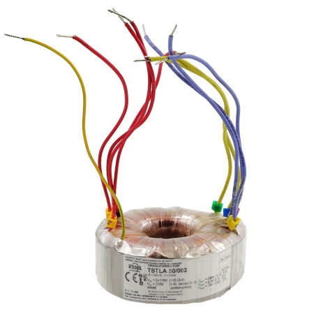 Transformator toroidalny 50VA Indel TSTLA 50/002 115V/230V (200V, 0-6.3V-13V) do wzmacniaczy lampowych