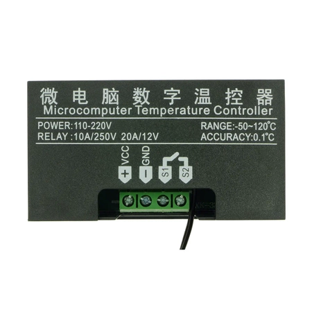 Regulator temperatury W3230, zakres -50 do 120°C, zasilanie 230 V, obciążalność 10 A