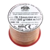 Drut nawojowy emaliowany, 0,12mm, miedź Pure Cu Grade 1, klasa cieplna 155°C, szpulka 200g, ok. 1984m, Indel
