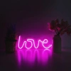 Neon LED "love", dekoracja LED 34x12,5cm zasilanie z baterii lub USB