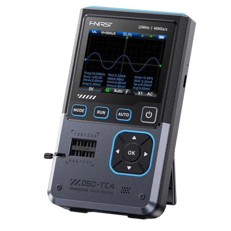 Oscyloskop 10MHz; Tester elementów; Generator sygnału DDS, FNIRSI DSO-TC4