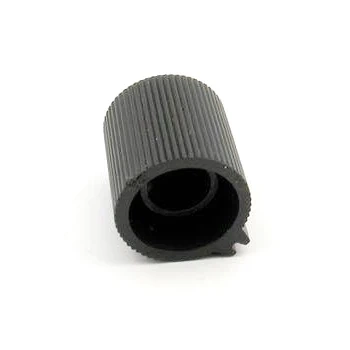 Gałka ze wskaźnikiem do potencjometru na oś 6mm - 13x15mm - czarna, czerwony znacznik - GC13
