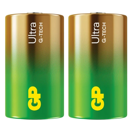 Baterie alkaliczne LR20 / D 1,5 V, 2 szt., seria Ultra Alkaline, GP