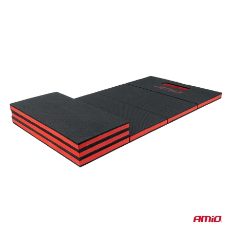 Mata warsztatowa składana piankowa 116 × 40 × 2,5 cm pod kolana i plecy, AMIO-04913