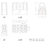 Szybkozłącze instalacyjne zatrzaskowe 8-polowe 400 V, 2,5 mm², raster 5,6 mm, TLZ40-08P