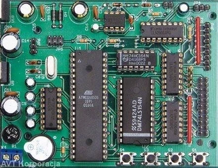 Zegar przypominacz VFD RC5 - PCB do projektu AVT 2894