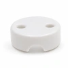 Uchwyt kabla ceramiczny biały 28×18 mm na 1 przewód - Ceramic Classic Loft
