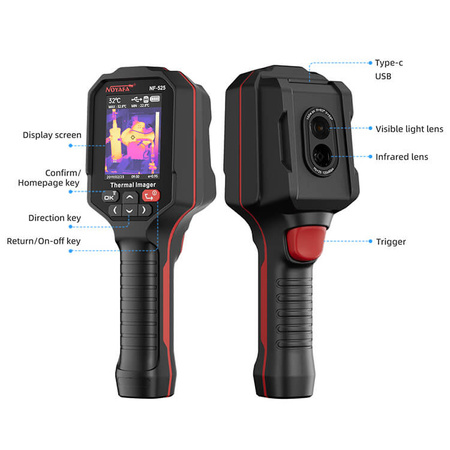 Kamera termowizyjna -10°C do 400°C, Noyafa NF-525