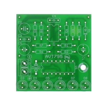 Biegnące światełko LED - efekt spadającego meteorytu - PCB do projektu AVT 795