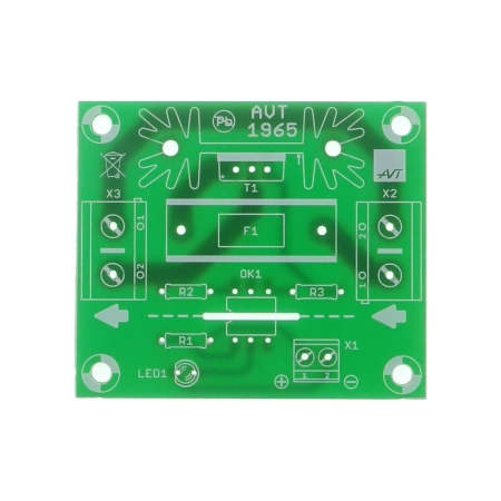 Moduł wykonawczy z triakiem - PCB do projektu AVT 1965