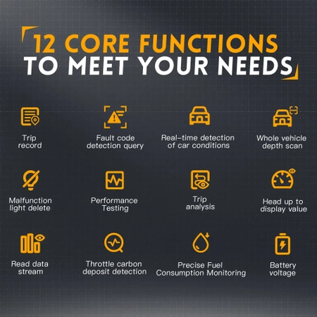 Tester OBD II z Bluetooth 5.1 FNIRSI FD10