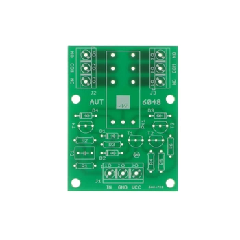 Energooszczędny przekaźnik bistabilny DPDT 12V sterowany TTL - PCB do projektu AVT 6048