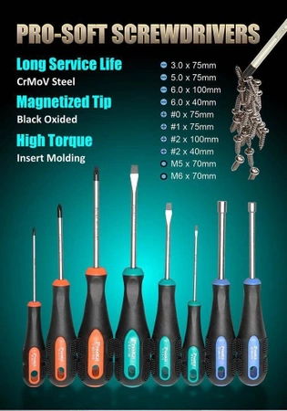 Zestaw narzędzi z lutownicą, PK-1700NB Proskit