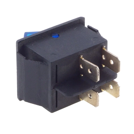 Włącznik ON-OFF 20A 12V z podświetlaniem, niebieski