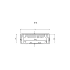 Obudowa uniwersalna Z123AWB, 100 × 100 × 35,3 mm, ABS, biała, wentylowana, z panelami bocznymi, Kradex