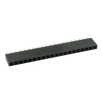 Gniazdo jednorzędowe 20pin, r2.54, proste