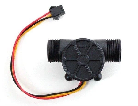 Czujnik przepływu cieczy, wody 1-30l/min - 1/2' - przepływomierz YF-S201