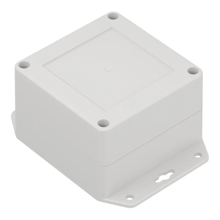 Obudowa hermetyczna z uchem ZP90.90.60U jasnoszara ABS