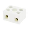 Kostka elektryczna ceramiczna 2-polowa 250 V~ 10 A do łączenia przewodów, KOSTKA20