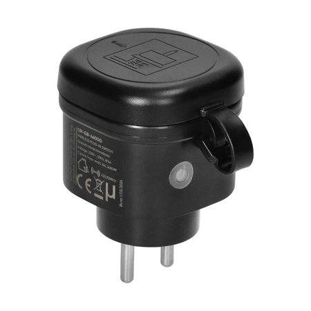 Zestaw bezprzewodowych gniazd sterowanych pilotem 2+1, IP44, OR-GB-460