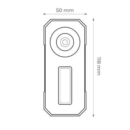 Lampa warsztatowa LED COB 450lm, 1000mAh, magnes