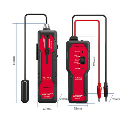 Profesjonalny lokalizator kabli i przewodów, Noyafa NF-817L