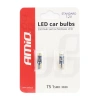 Żarówka samochodowa LED STANDARD T5 1xSMD 3030 12V High Power, 2szt AMIO-01094