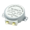 Silnik napędu talerza kuchenki mikrofalowej 220–240 V AC, 5/6 obr./min, wrzeciono 7 mm ścięte, typ SM-2301AF1