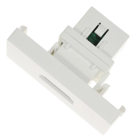 Moduł 1/2 - gniazdo HDMI - biały - kompatybilny z ramkami Tawoia Glass