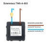 Ściemniacz dimmer 500W, 80W dla LED, regulator obrotów wentylatora - szklana ramka - złoty - Tawoia Glass