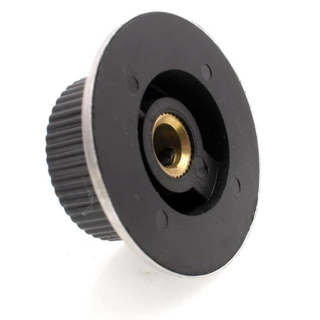 Gałka: pokrętło ze skalą 0-9, oś 6mm, fi37x15mm