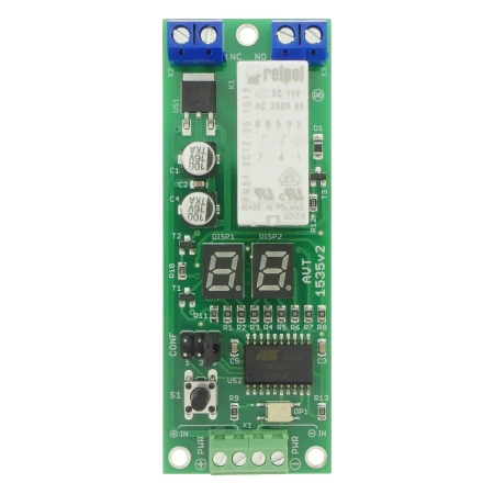 Przekaźnik czasowy sekundowy - KIT AVT 1535/1