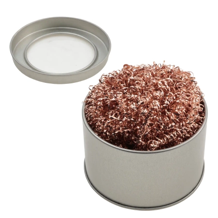 Czyścik do grotów w metalowej puszce