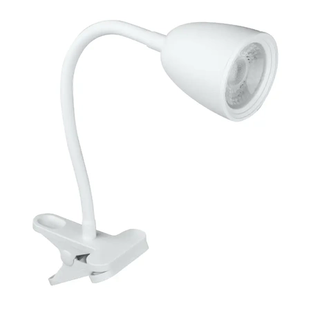 Lampka LED z klipsem biała, 4W, 420lm, zasilanie 230V