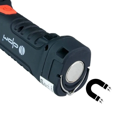 Lampa warsztatowa LED COB 130lm, obrotowa 360st, 1500mAh, SP0218