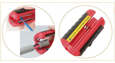 Ściągacz izolacji 0.5-6mm, oraz z kabli koncentrycznych Ø8-13 mm, CP511A Proskit