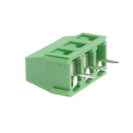 Złącze śrubowe do druku, 3 pola, raster 5mm, wysokość 10mm, 300V / 12A, 1,5mm², PA66, Degson DG127