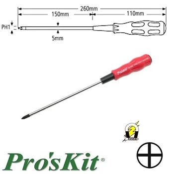Wkrętak krzyżakowy PH1 Pro-Soft 260 mm, magnetyczny, ProsKit 89416B