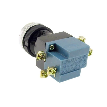 Przełącznik tablicowy LA19-11 monostabilny 24mm 5A 380V czerwony