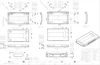 Obudowa 90x50, h=16mm ABS UL94V0, z panelem, G430