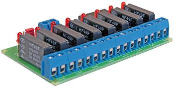 Moduł przekaźnikowy 8-kanałowy - zlutowany KIT AVT 1659