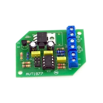 Sterownik zasilania do instalacji samochodowej - wersja z tranzystorem - zlutowany KIT AVT 1877/T