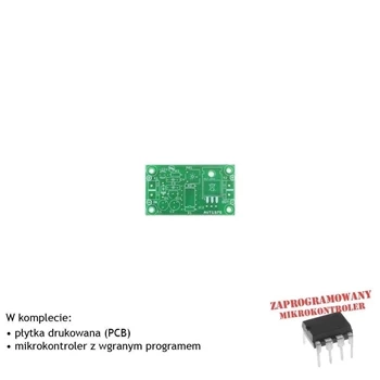 Powolny rozjaśniacz do taśm LED 12V, PCB i mikroprocesor do projektu AVT1975