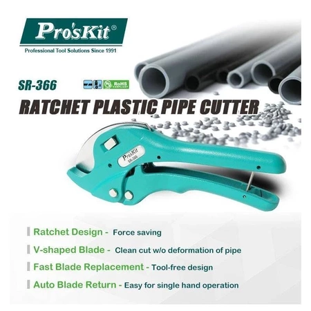 Nożyce - obcinacz do rur plastikowych, SR-366 Proskit