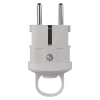 Wtyczka prosta biała 230V AC z uchwytem, Emos P0038