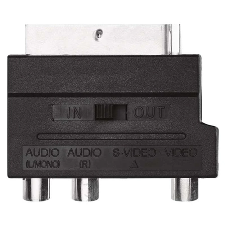 Redukcja SCART na 3× cinch i S-Video, złącze Euro, EMOS K9304