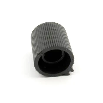 Gałka ze wskaźnikiem do potencjometru na oś 6mm - 13x15mm - czarna, zielony znacznik - GC13