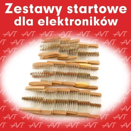 Zestaw rezystorów 0207 E3 [0.25W 5%] 800 sztuk, AVT701/E3